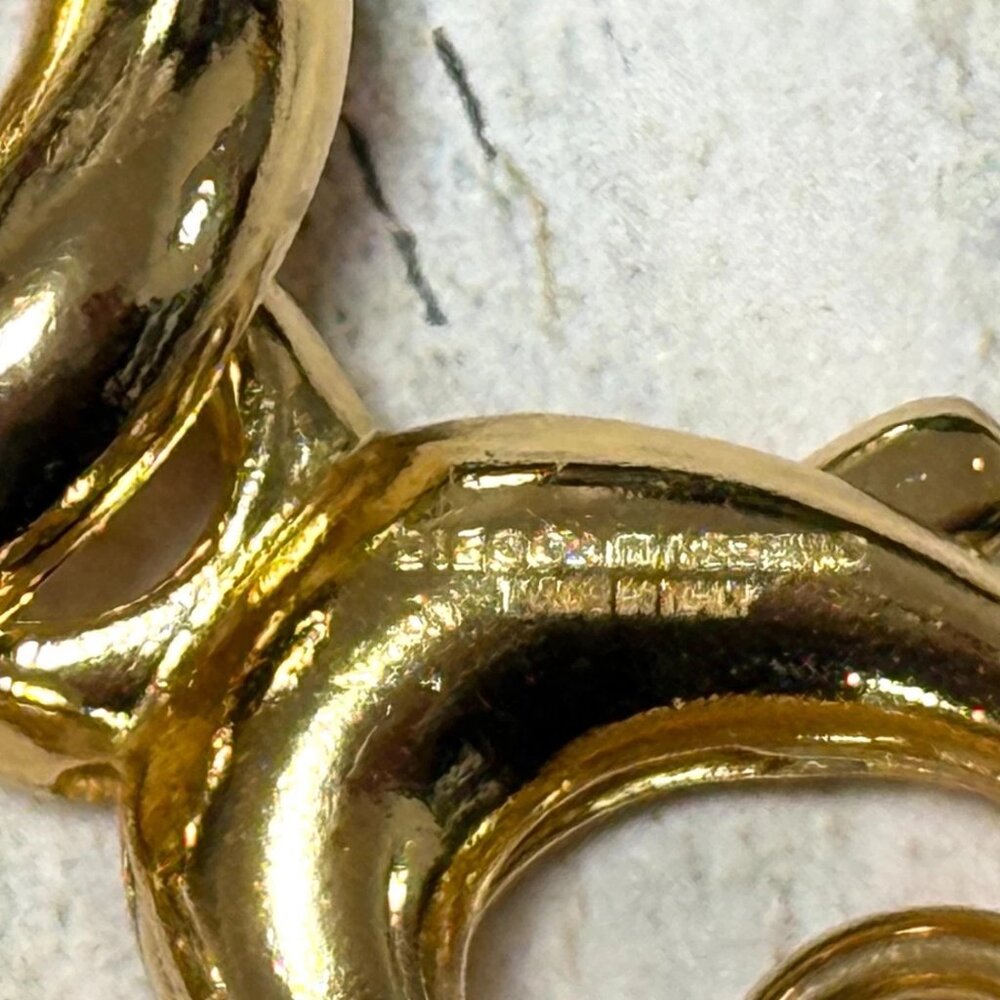 Diego Massimo Wide Gold Chain Bracelet - Picture 11 of 11